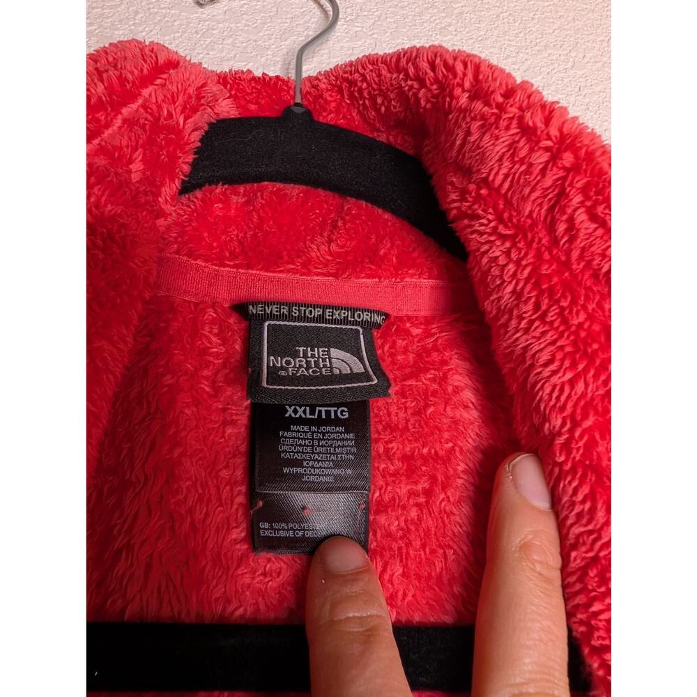 The North Face Osito Fleece Jacket Plush Soft Pink W XXL - Picture 4 of 4